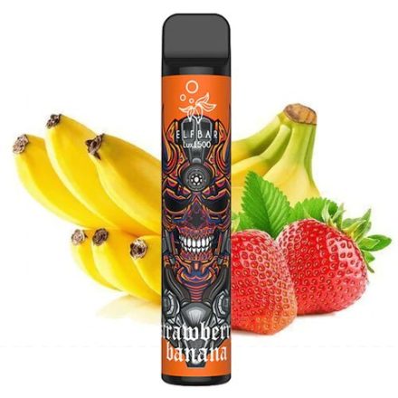 ELF BAR 1500 Lux - Strawberry Banana 2% Sigaretta elettrica usa e getta