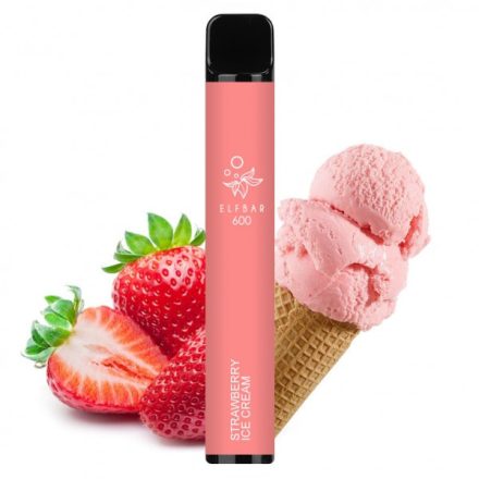ELF BAR 600 - Strawberry Ice Cream 2% Sigaretta elettrica usa e getta