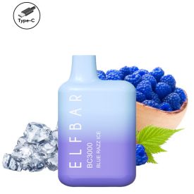 ELF BAR BC3000 - Blue Razz Ice 5% Sigaretta elettrica usa e getta - Ricaricabile ELF BAR BC3000 - Blue Razz Ice 5% Sigaretta elettrica usa e getta - Ricaricabile