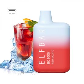 ELF BAR BC3000 - Red Mojito 5% Sigaretta elettrica usa e getta - Ricaricabile ELF BAR BC3000 - Red Mojito 5% Sigaretta elettrica usa e getta - Ricaricabile