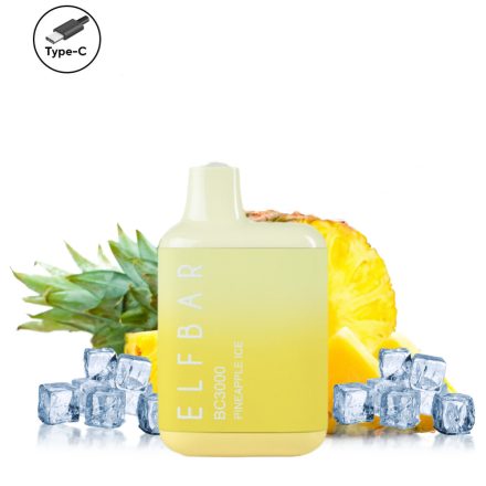 ELF BAR BC3000 - Pineapple Ice 5% Sigaretta elettrica usa e getta - Ricaricabile