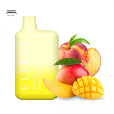 ELF BAR BC4000 - Mango Peach 5% Sigaretta elettrica usa e getta - Ricaricabile