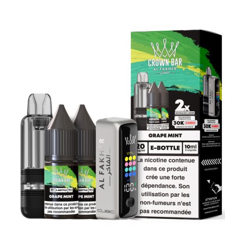 Al Fakher Kit Cubic 30K - Grape Mint 2%