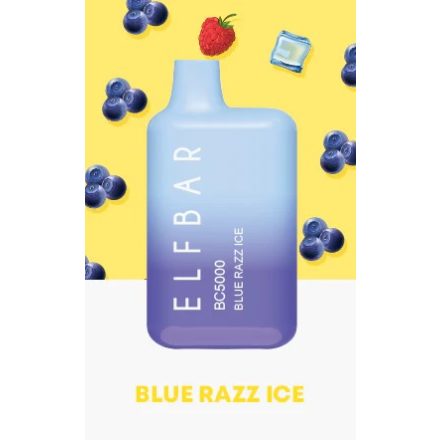 ELF BAR BC5000 - Blue Razz Ice 5% Sigaretta elettrica usa e getta - Ricaricabile