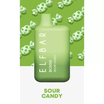 ELF BAR BC5000 - Sour Candy 5% Sigaretta elettrica usa e getta - Ricaricabile