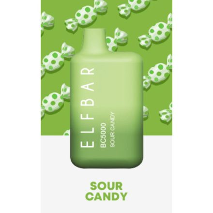 ELF BAR BC5000 - Sour Candy 5% Sigaretta elettrica usa e getta -  Ricaricabile