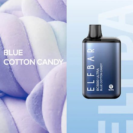 ELF BAR BC5000 Ultra - Blue Cotton Candy 5% Sigaretta elettrica usa e getta - Ricaricabile