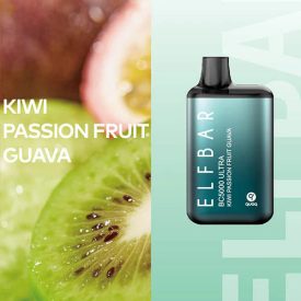 ELF BAR BC5000 Ultra - Kiwi Passion Fruit Guava 5% Sigaretta elettrica usa e getta - Ricaricabile