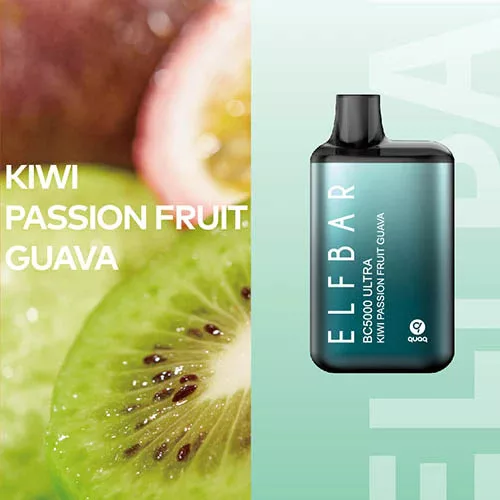 ELF BAR BC5000 Ultra - Kiwi Passion Fruit Guava 5% Sigaretta elettrica usa  e getta