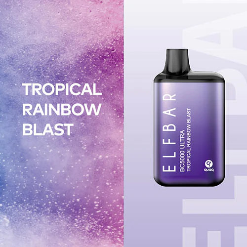 ELF BAR BC5000 Ultra - Tropical Rainbow Blast 5% Sigaretta
