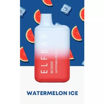 ELF BAR BC5000 - Watermelon Ice 5% Sigaretta elettrica usa e getta - Ricaricabile