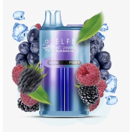 ELF BAR BC20000 - Blue Razz Ice 5% - Rechargeable