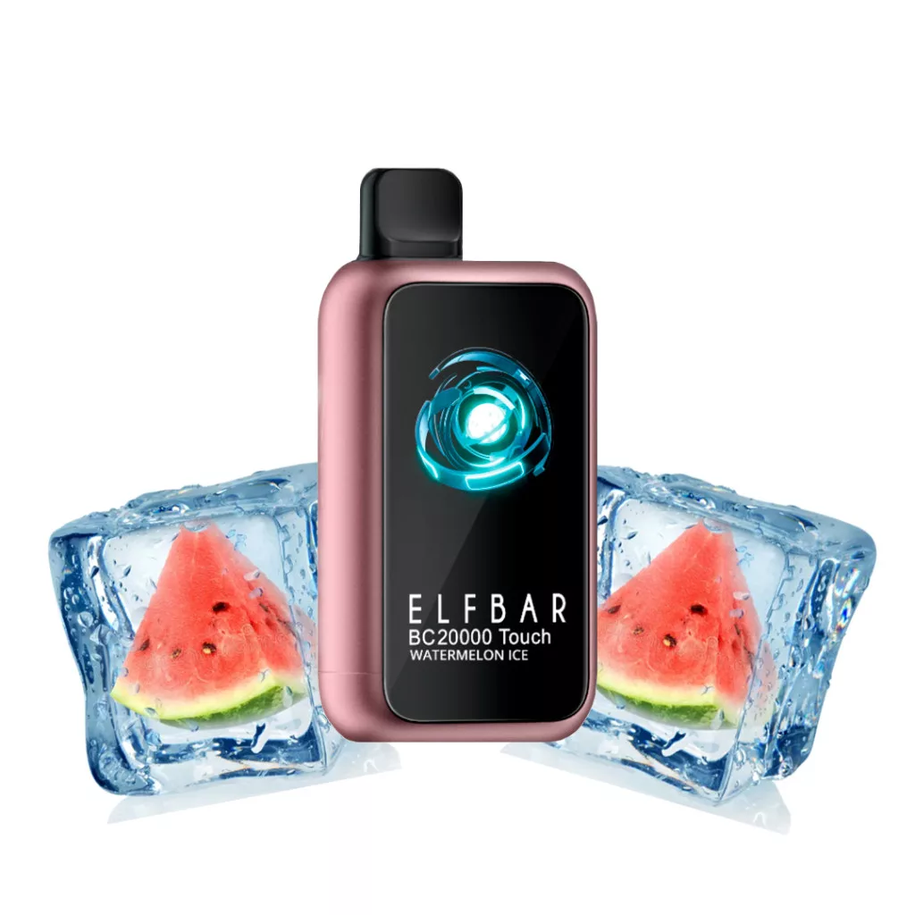 ELF BAR BC20000 Touch - Watermelon Ice 5% Nicotine Disposable Vape -  Rechargeable
