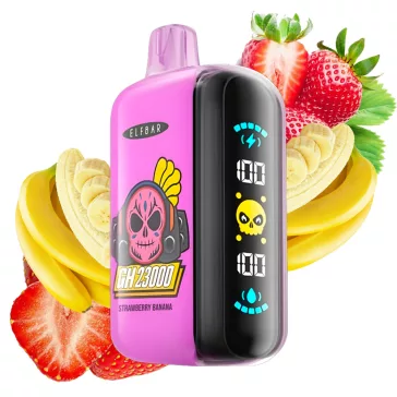 ELF BAR GH23000 Strawberry Banana 2% puff, sigaretta elettronica usa e getta