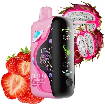 ELF BAR GH33000 - Sour Strawberry Dragonfruit 5%