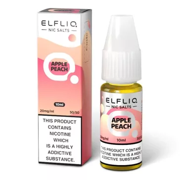 Elf Bar ELFLIQ – Apple Peach 20mg Nic Salt E-Liquid 10ml