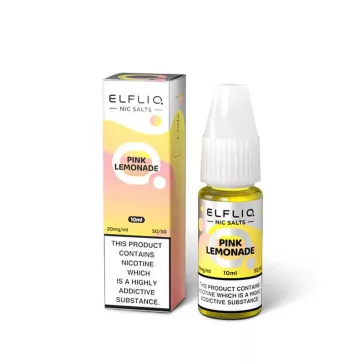 Elf Bar ELFLIQ – Pink Lemonade 20mg Nic Salt E-Liquid 10ml