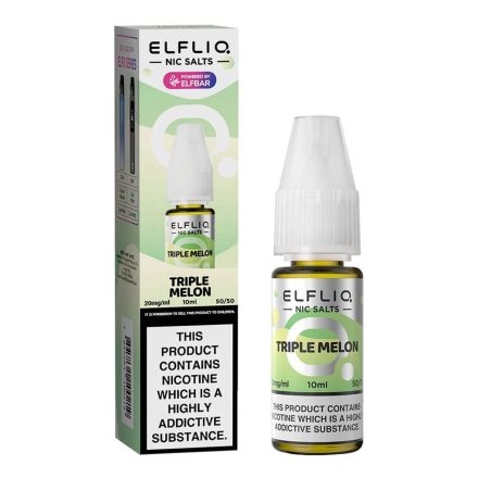 Elf Bar ELFLIQ – Triple Melon 20mg Nic Salt E-Liquid 10ml
