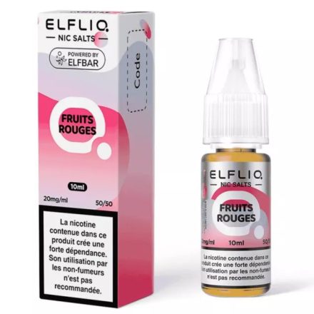 Elf Bar ELFLIQ – Strawberry Raspberry Cherry Ice 20mg Nic Salt E-Liquid 10ml