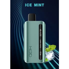 HQD Glaze 12000 - Ice Mint 5% - Rechargeable HQD Glaze 12000 - Ice Mint 5% - Rechargeable