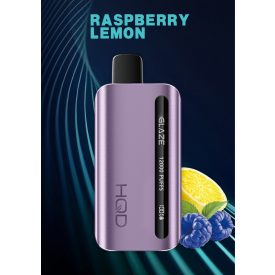 HQD Glaze 12000 - Raspberry Lemon 5% - Rechargeable HQD Glaze 12000 - Raspberry Lemon 5% - Rechargeable