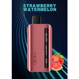HQD Glaze 12000 - Strawberry Watermelon 5% - Rechargeable HQD Glaze 12000 - Strawberry Watermelon 5% - Rechargeable