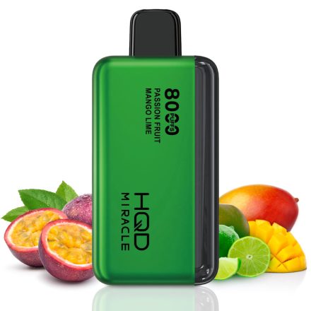 HQD Miracle 8000 - Passion Fruit Mango Lime 5%