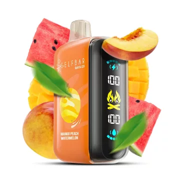 ELF BAR RAYA D3 25000 Mango Peach Watermelon 5% puff, sigaretta elettronica usa e getta