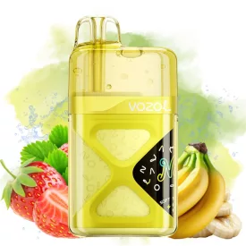 Vozol Neon 60000 Strawberry Banana 5% puff, sigaretta elettronica usa e getta