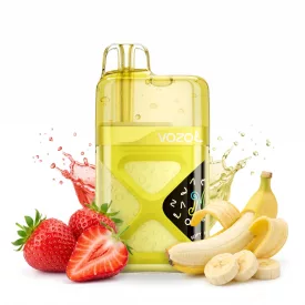 Vozol Neon 60000 Strawberry Banana 5% puff, sigaretta elettronica usa e getta