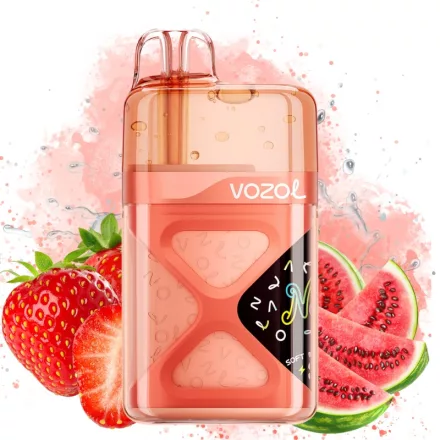 Vozol Neon 60000 Strawberry Watermelon 5% puff, sigaretta elettronica usa e getta