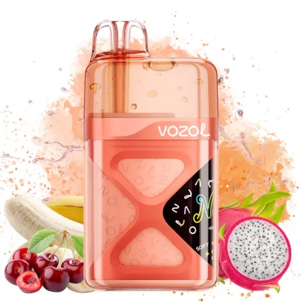 Vozol Neon 60000 Dragonfruit Banana Cherry Watermelon 5% puff, sigaretta elettronica usa e getta