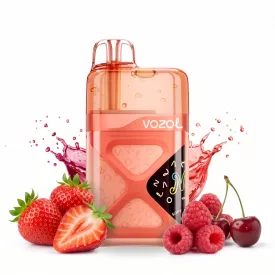 Vozol Neon 60000 Strawberry Raspberry Cherry 5% puff, sigaretta elettronica usa e getta