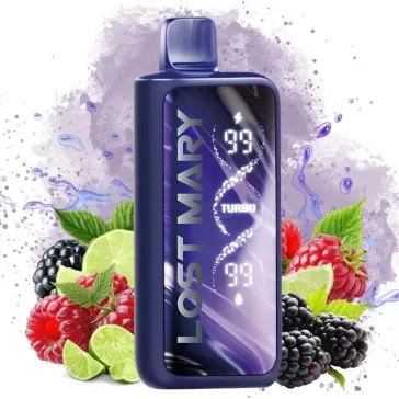 Lost Mary MT50000 Blackberry Raspberry Lime 5% puff, sigaretta elettronica usa e getta